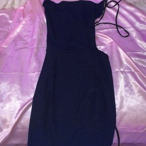sparky tight dress with lace up back
